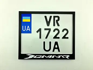 Металева Рамка для мотономера Bajaj Dominar Чорна 3456756745687 фото