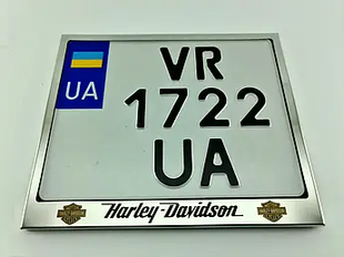 Металева Рамка для мотономера Harley-Davidson 5 3456456856789 фото
