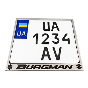 Металева Рамка для мотономера Suzuki Burgman 895608956089089 фото