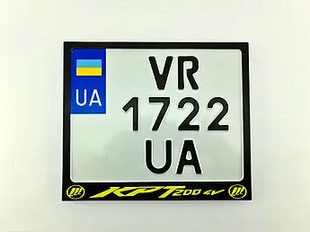 Металева рамка для мотономера Lifan Чорна KPT200 2 364589356980675 фото